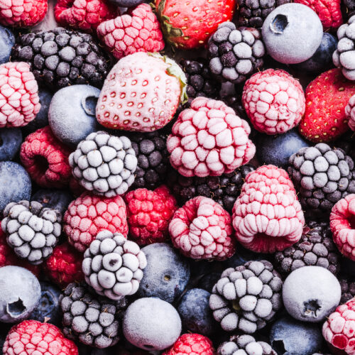 Is it safe to eat frozen berries