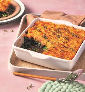 Vegan shepherd’s pie