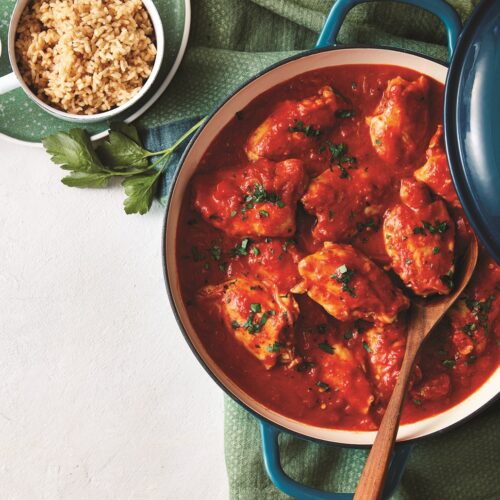 Chicken with peppadew peppers