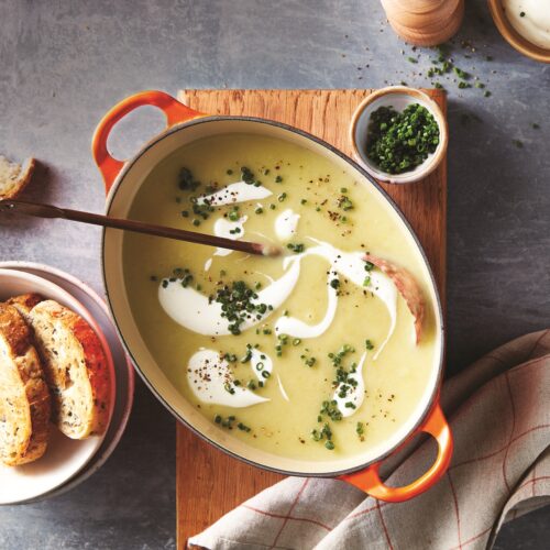 Leek and potato soup