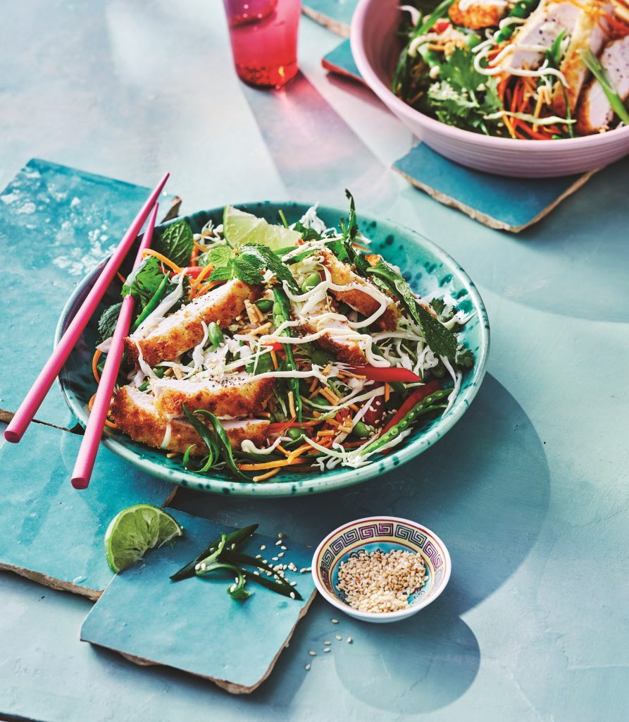 Katsu chicken slaw